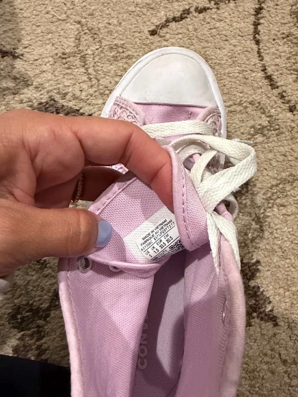Pink High-Top converse Knit Sneakers
